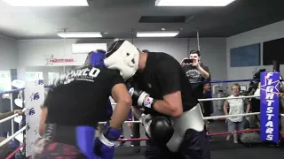 WATCH THE FUTURE OF BOXING DIEGO PACHECO SPARR IN CAMP WITH DAVID BENAVIDEZ EsNews Boxing