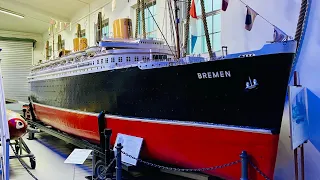 WELTGRÖßTES seegängiges Modellschiff MS Bremen 4 - 11 Tonnen schweres Schiffsmodell Modellbau XXL