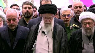 Iran's Supreme Leader leads prayers for dead president | REUTERS