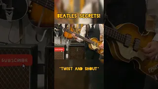 Twist And Shout Bass Secrets! #thebeatles  #paulmccartney #hofner