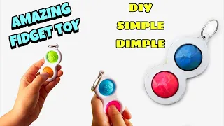 How To Make a Simple Dimple | Homemade Simple Dimple/ DIY Simple Dimple | Fidget Toy Pop It