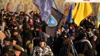 Самооборона Майдана прошла маршем по центру Киева - Чрезвычайные новости, 21.11