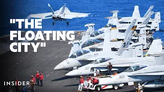 See The Hectic Flight Deck Of A US Warship Fighting Houthis In The Red Sea | Insider News