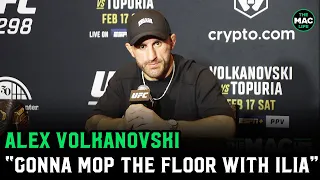 Alexander Volkanovski to Ilia Topuria: "I'm gonna mop the floor with you this weekend"