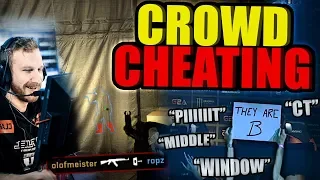 When Crowds Help CS:GO Pros - Highlights (Crowd Cheating)