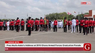 Prez Akufo-Addo's Address at 2019 Ghana Armed Forces Graduation Parade