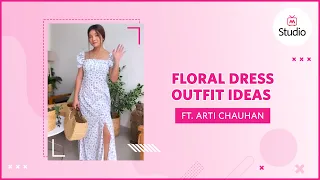 How To Style Floral Dress | Floral Dressing Style Ft. @iamartichauhan  | #Shorts - Myntra