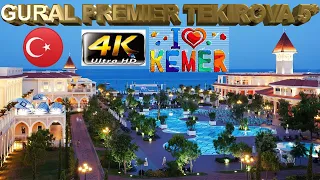 4K GURAL PREMIER TEKIROVA 2023 KEMER GOOD HOTEL RESORT ANTALYA TURKEY