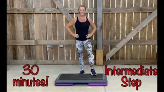 30 minute FUN STEP WORKOUT, Easy to follow for everyone!