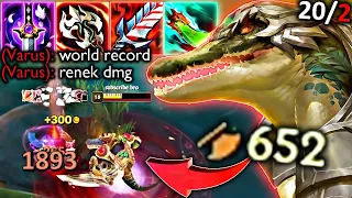 MAXIMUM AD RENEKTON IS SCARY (EVERY SPELL ONESHOTS)