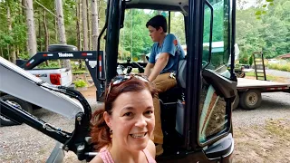 Our New Addition - A Bobcat E35 Excavator | Gardening with Creekside