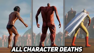 ALL Death Scenes - ALL Characters vs 1.000.000. Colossal Titans - The Rumbling ANIMATION