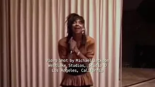 Michael Jackson recording Siedah Garrett singing "Man in the Mirror"