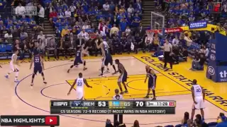 Stephen Curry 46 Points Full Highlights   Grizzlies vs Warriors   April 13, 2016   NBA