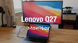 Lenovo Q27h bester allround USB-C Monitor? (Mac, Gaming, Home Office)