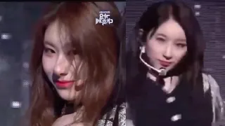 IZONE Chaeyeon & ITZY Chaeryeong special collab - 'RAIN ON ME' at KBS SONG FESTIVAL 2020 #KBS2020