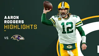 Aaron Rodgers' Best Plays in 3-TD Game vs. Ravens | NFL 2021 Highlights