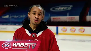 Elladj Baldé visits the Bell Centre