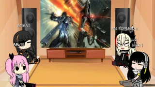 ( Girls frontline ) AR Team react to Metal Gear RAY boss fight!!!