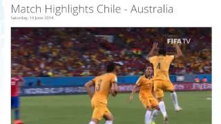 Chile 3-1 Australia All Goals & Highlights HD ( FIFA World Cup Brasil 2014)