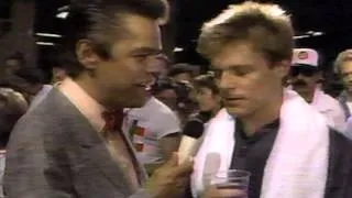 A Conspiracy of Hope | Backstage interviews | 1986