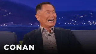 George Takei Disses William Shatner & Leonard Nimoy | CONAN on TBS