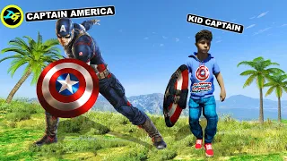 Becoming KID CAPTAIN AMERICA in GTA 5