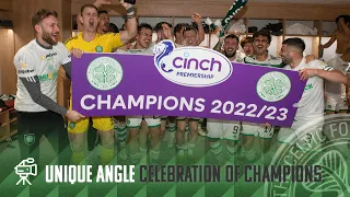 Celtic TV Unique Angle | Full-time and Dressing Room Celebrations as the Celts become Champions! 🏆