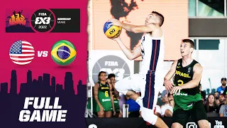 USA 🇺🇸 vs Brazil 🇧🇷 | Men | Full Game | FIBA 3x3 AmeriCup 2022