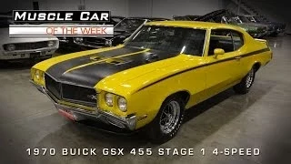 1970 Buick GSX 455 Stage 1 4-Speed Muscle Car Of The Week Video #45