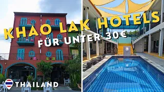 Khao Lak hotels under 30€ 🛖 💸 good & cheap