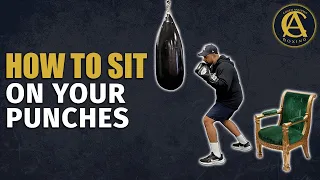 How to Sit Down on your Punches | Coach Anthony Boxing