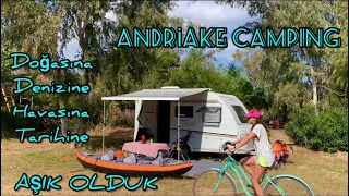 ANDRIAKE CAMPING KARAVAN VE ÇADIR  KAMP ALANI & ANTALYA//İSMAİL TUNÇBİLEK SÜRPRİZİ//KEKOVA KANO TURU