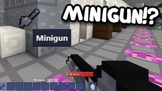 TRYING NEW MINIGUN WEAPON IN INFECTION!!! || Bloxd.io