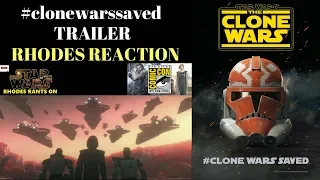 The Clone Wars Trailer Reaction - The Clone Wars Saved! Comic Con 2018 Star Wars news! Review