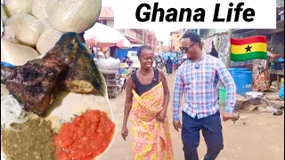 Everyday living in Ghana, Kumasi (West Africa) | Cooking Ghana's Popular Food, Banku