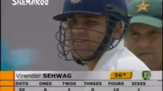 Virender Sehwag's 309 vs PAK | 1st Test: Pakistan v India at Multan, Mar 28-Apr 1, 2004