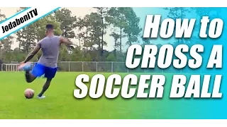 How to Cross a SOCCER BALL  😁😁