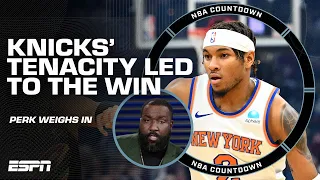 🗣️ Perk: TENACITY led the Jalen Brunson-less Knicks past Cavaliers | NBA Countdown