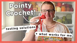 How to fix your POINTY crochet | tips & tricks on how to stop CONE issues when using plush yarn