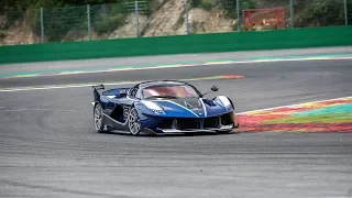 #27 Ferrari FXX K Going FLATOUT on Spa-Francorchamps !