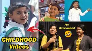 😅Reacting to Akka's CRINGE videos🔥- CHILDHOOD Alapparaigal😜 || PART 2 || Ammu Times ||