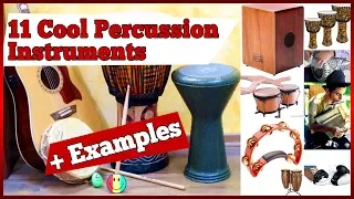 11 Cool PERCUSSION Instruments to Check Out