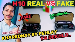 M10 Original Vs Fake | M10 TWS Fake Vs Real Review | M10 True wireless earbuds Price | Tech Bunch