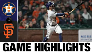 Astros vs. Giants Game Highlights (7/31/21) | MLB Highlights