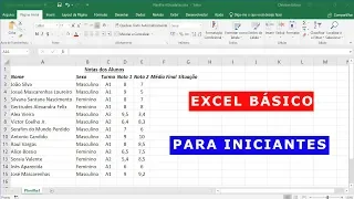 Excel do zero para iniciantes - Aula 01