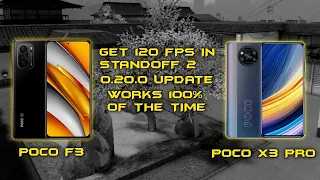 Tutorial How to get 120 FPS in Standoff 2 | 0.23.2 Update | POCO X3 PRO & POCO F3