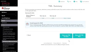 How to use your T4A slip to claim pandemic benefits | TurboTax Support Canada