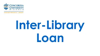 Inter-library Loan