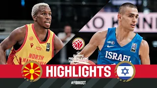 MKD 🇲🇰 v ISR 🇮🇱 | Basketball Game Highlights | FIBA Olympic Pre-Qualifying Tournament 2023 POL-EST